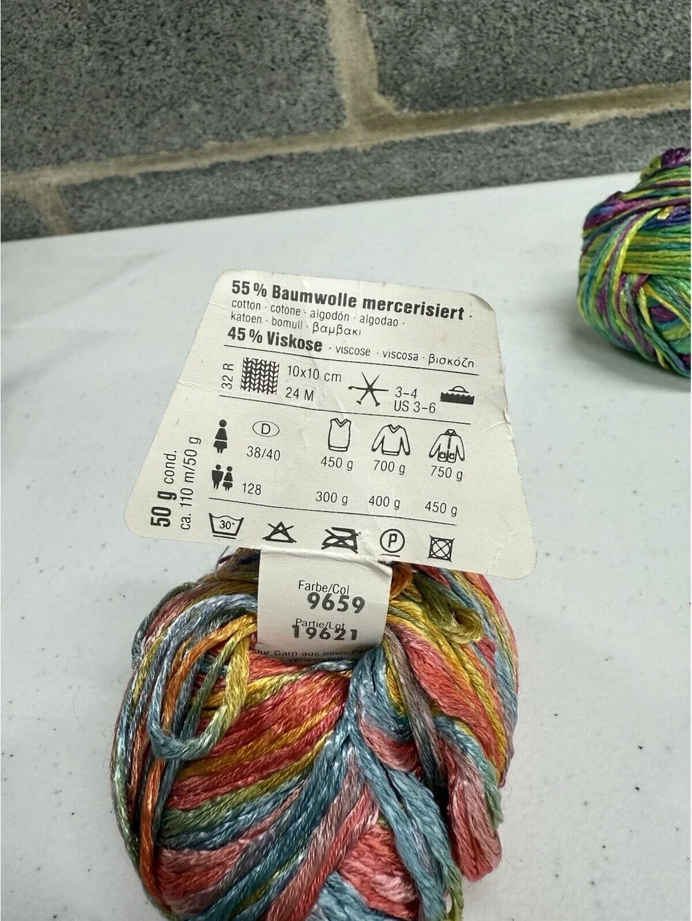 Stahl Schewolle ‘Lambada’ Shade 9659&9663 2 Skein Lot